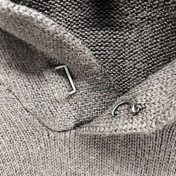 Banana Republic Sweater Mens Large Brown Knit High Neck Extra fine merino wool - Picture 8 of 16